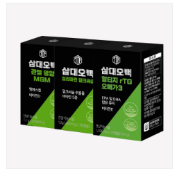 삼대오백 오메가3 + 밀크씨슬 + MSM